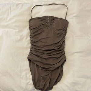 Like new one piece-Calvin Klein Taupe Swim